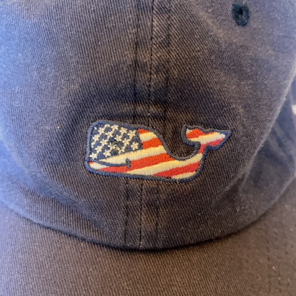 Vineyard Vines Leather strap back hat - Picture 2 of 5